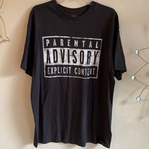 Black “Parental Advisory”
